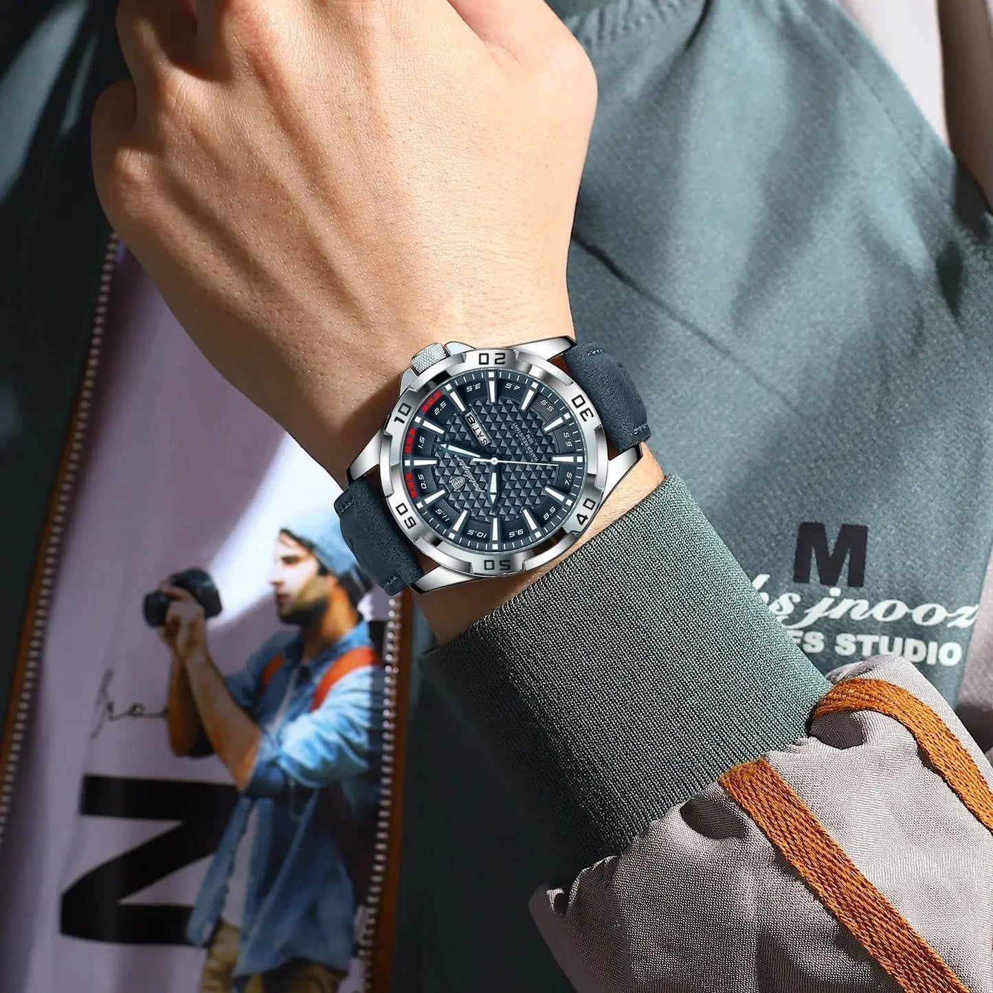 POEDAGAR Original Man Wristwatch