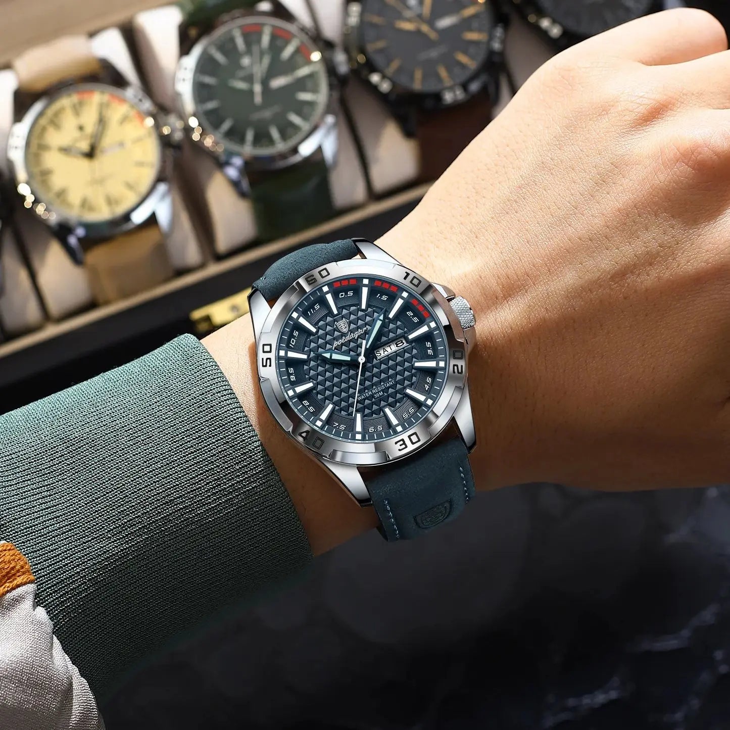 POEDAGAR Original Man Wristwatch