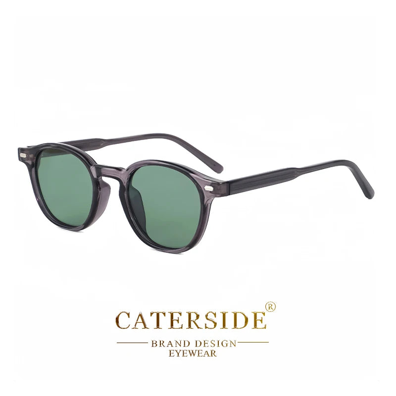 Caterside Polarized Round Sunglasses Men