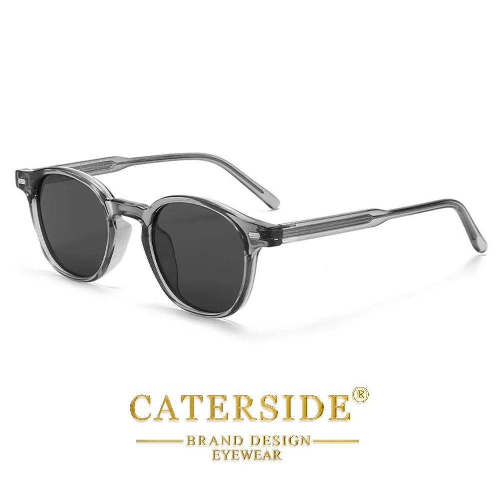 Caterside Polarized Round Sunglasses Men
