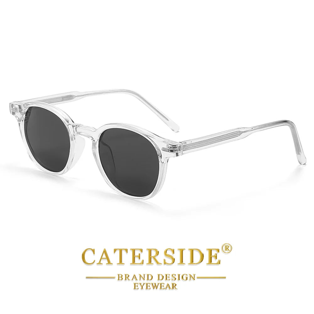 Caterside Polarized Round Sunglasses Men